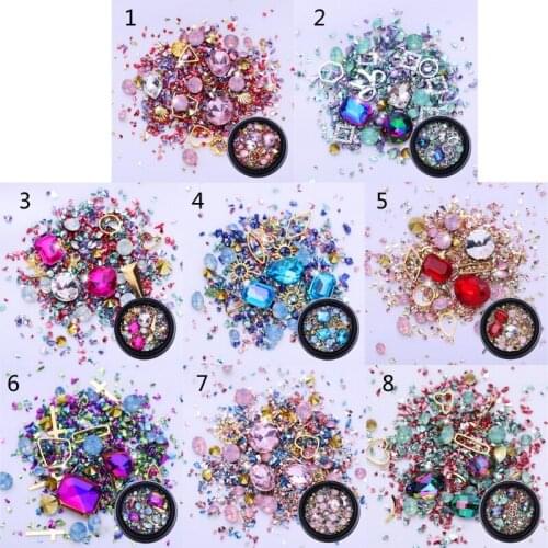 Small Shiny Broken Diamond Mixed Super Flash Crystal Sands Charm For UV Resin Epoxy Mold Decoration Fillings Art Drop Shipping
