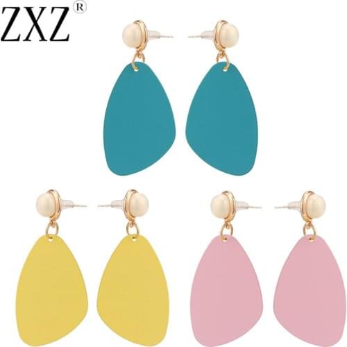 Fashion Statement Earrings 2020 Large Geometric Irregular Earrings for Women Hanging Dangle Earrings Drop Earing Modern Jewelry