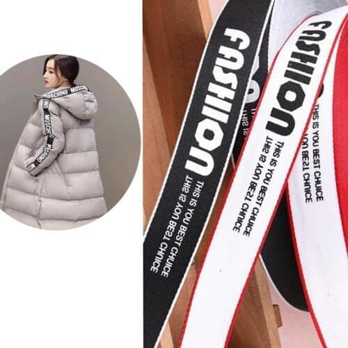 New 1M 25mm Printed Fashion Logo Letters Ribbon Belt DIY Handmade Sewing Wired ribbon printed wrap ruban stain grosgrain ribbon