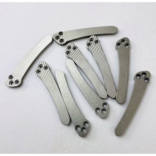 Durable Titanium Alloy CNC Clips Pocket Folding Knife Back Clamp with screws For Paramilitary 2 C81