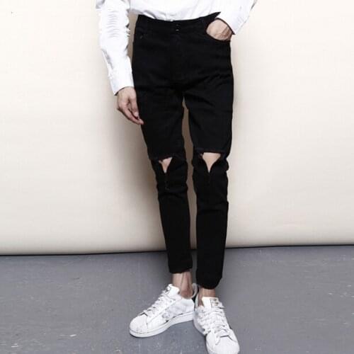 REASARD Men Skinny Jeans