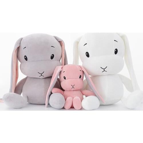 30/50cm Cute Soft Rabbit plush toys Stuffed Plush Rabbit Animal Baby Toys doll baby Accompany Sleeping toy gifts