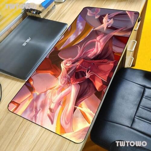 Darling in the FranXXX High quality rubber Gaming Pad Black Washable Large Super Cool Pad Notebook Computer Keyboard Game pad