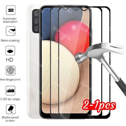 2pcs protective glass For samsung a02s case For samsung galaxy A02s a 02s SM-A025F tempered glass samsun galaxi phone cover