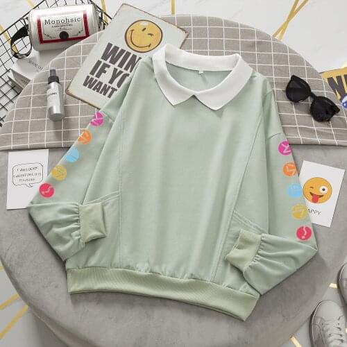 Kawaii Oversized Clothes Harajuku Hoodie Women Cotton Sweatshirt Autumn Winter Hoody Ladies Pullover Casual Sweetshirt for Girls