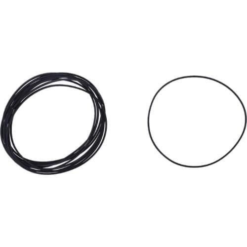 2021 New 10 Pcs Drive Flat Belts Rubber DVD Cassette Tape Recorder Turntable Strap Belt Cassette Tape Replacement 1mm