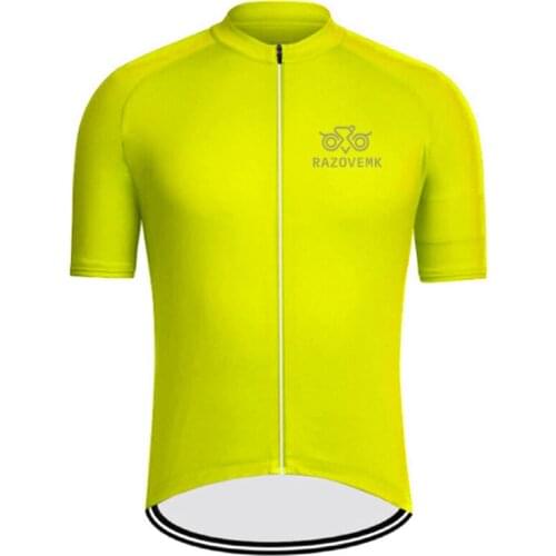 2018 RAZOVEMK Cycling Jersey Summer Cycling Clothing Mtb Bicycle Shirt Short Maillot Ropa Ciclismo Bike Wear Clothes