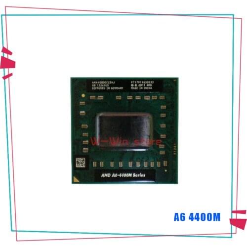AMD A6-Series A6-4400M A6 4400M 2.7 GHz Dual-Core Dual-Thread CPU Processor AM4400DEC23HJ Socket FS1