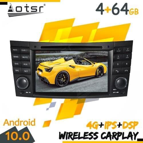 Android Tape Radio Recorder Car For Benz E-W211 CLS W219 CLK W209 02-08 GPS Multimedia Player Stereo Autoradio Carplay Head unit