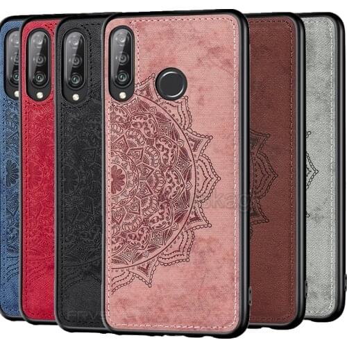 Luxury Real Cloth + Soft TPU Case Cover for Huawei P40 Lite E Pro Y7P Y6s Nova 5T 7i Honor 9A 9C 9X 10i 20s 10 20 Lite