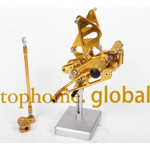 For Honda CBR954RR 2002 2003 Gold CNC Rearsets Foot Pegs Rear Set motorcycle footpeg