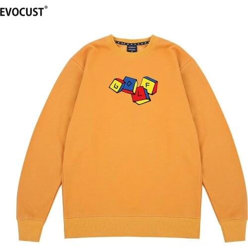 Golf Wang Tyler The Creator cube Sweatshirts Hoodies men women unisex Combed Cotton
