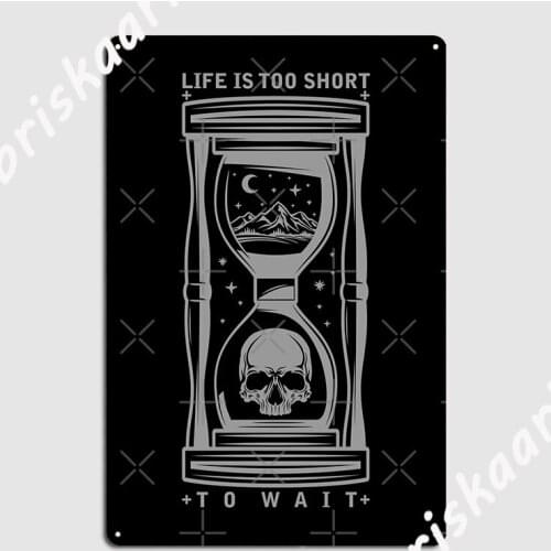 Inspirational Quote Motivation Poster Metal Plaque Customize Cinema Living Room Painting Décor Mural Tin sign Posters