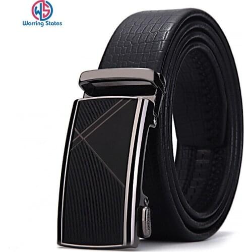 2020 New Genuine Leather Belt Belts for Men Top Quality Automatic Black Buckle Cummerbunds Belts Business Casual 110-130cm