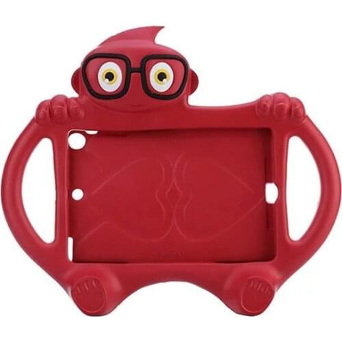 Cute 3D Cartoon Baby Safe silicone cover for IPad Mini 1 2 3 Mini 4 Stand Kids Shockproof Tablet EVA Foam Case + Pen