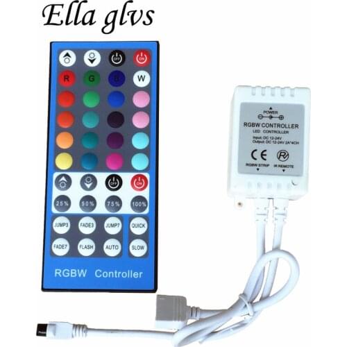 RGBW LED Controller 40 key IR Remote Control For 5050 3528 RGB RGBW Led Flexible Strip