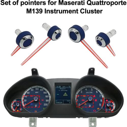 Tachometer Temp Fuel Gauge Needle Pointers for Maserati Quattroporte M139 Instrument Cluster