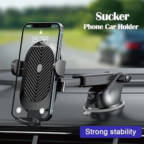 Mobile Phone Holder Car Air Vent Dashboard Clip Stand Support For iPhone Samsung Huawei Xiaomi Universal Sucker Phone Car Holder