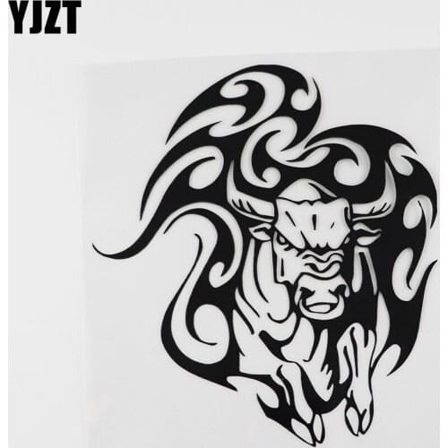 YJZT 14.3CMX15.8CM Fun Brick Lion African Animal Predator Vinyl Car Sticker Black /Silver 13C-0200