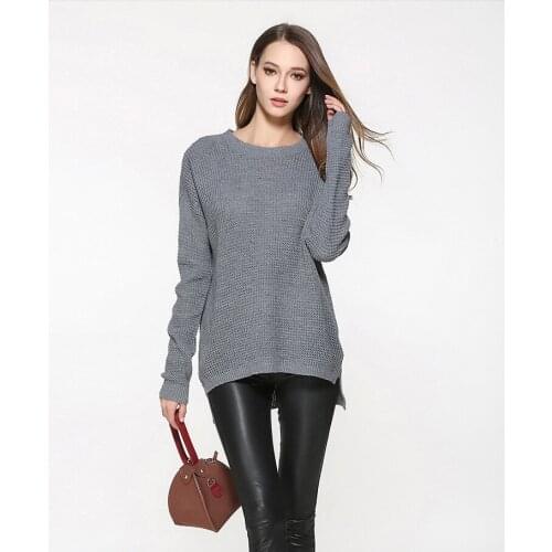 2020 Real Cotton Sale Pullover Sweater New free Shipping 2021 Large Size Long-sleeved Ladies