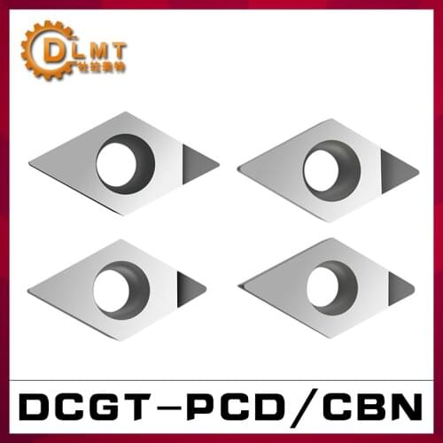 1pc DCGT PCD CBN Diamond Inserts DCGT070202 DCGT070204 DCGT070208 DCGT11T302 DCGT11T304 DCGT11T308 DCGT11T308