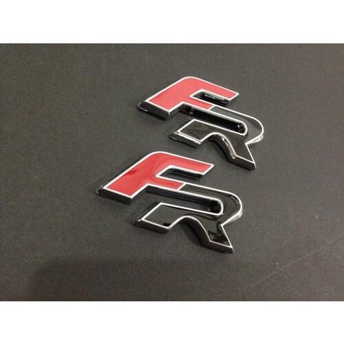 1pc SEAT FR ABS Car Emblem 3D Badge Sticker Auto Decoration Decal Styling Logo For Ibiza Leon Altea IBE Toledo Exeo IBL IBX