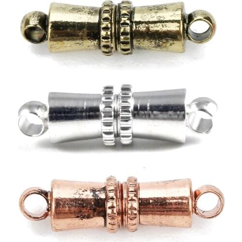 10pcs 18x5mm Copper Strong Magnetic Clasps Jewelry Findings Diy Making Connected Clasps For Necklace Bracelets Handmade