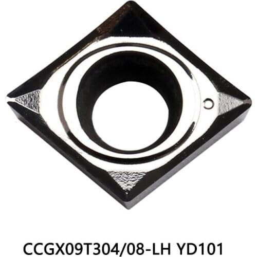 Original CCGX09T304 CCGX09T308 YD101 CCGX 09T304 09T308 LH YD101 for Copper and Aluminum Carbide Inserts Lathe Tools CNC