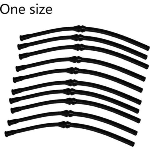 10X Black Fuel Hose Pipe For Chinese Chainsaw 4500 5200 5800 45cc 52cc MT-9999 H7ED