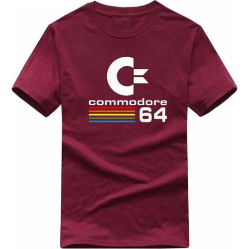 2020 Summer Commodore 64 T Shirts C64 SID Amiga Retro 8-bit Ultra Cool Design Vinyl T-shirt Mens Clothing With Short Sleeve