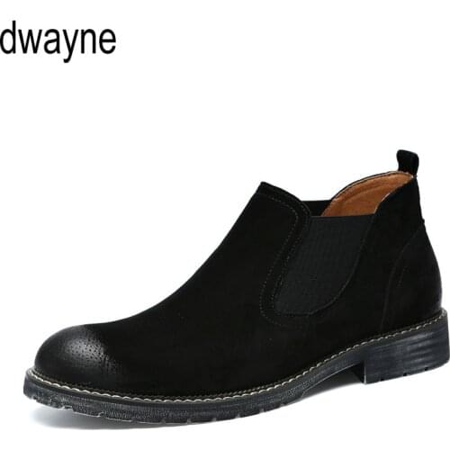 2021 Boots Men High Boots Genuine leather Shoes Men Motorcycle Boots Riding Man Shoes Lace-up Zapatos Hombre 563