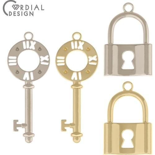 Cordial Design 100Pcs Pendant/Jewelry Accessories/Charms/Keys & Locks Shape/Hand Made/DIY Making/Jewelry Findings Components