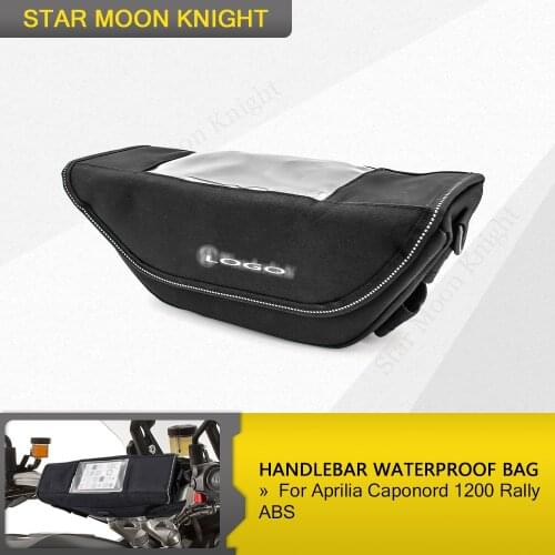 For Aprilia Caponord 1200 Rally ABS motorcycle handlebar navigation waterproof bag saddle bag large screen mobile phone GPS