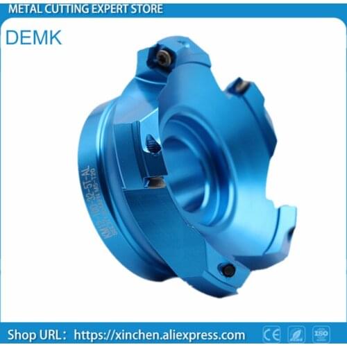 KM12 50 63 80 100 Milling discs Aluminum alloy material,ultra-lightweigh CNC machine tool knifeInsert the carbide blade SEKT1204