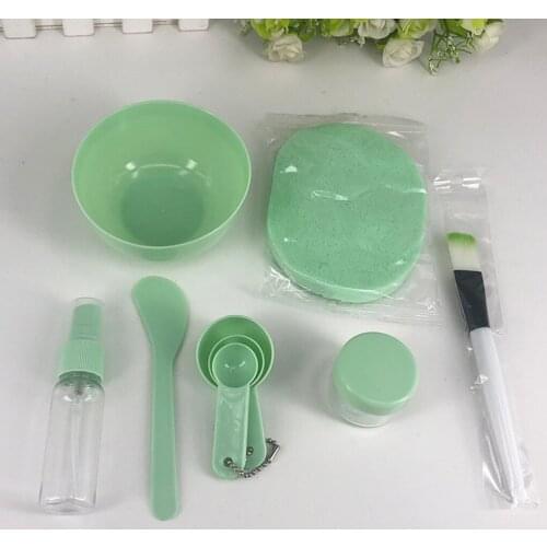 9 in 1 DIY Mask Bowl Brush Beauty Tool Homemade Stick Spray Bottle Measuring Spoon Make up Set Mixing Bowl Cream Mixing Tool Kit