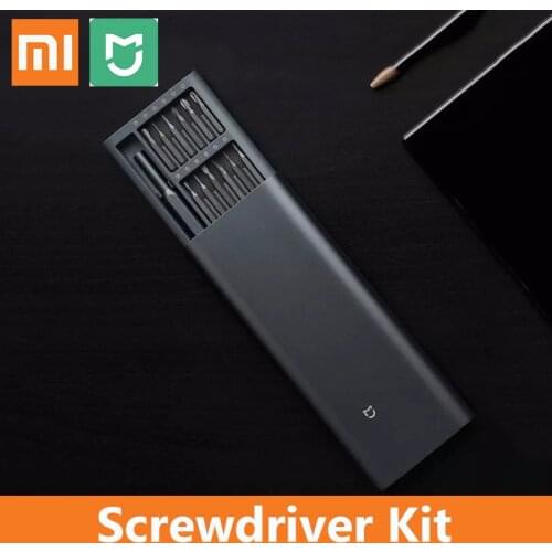 Original Xiaomi Mijia Daily Use Screwdriver Kit 24 Precision Magnetic Bits Alluminum DIY Screw Driver smart Home Set AL