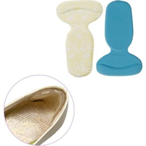 Orthopedic Insole 2019 New T-Shape Silicone Non Slip Cushion Foot Heel Protector Liner Shoe Insole Pads Soft Comfortable Inserts