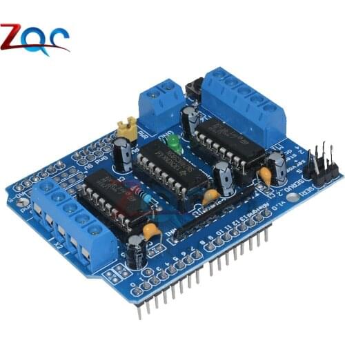 L293D Motor Shield Stepper Driver Board Control Module Motor Drive Expansion Board For Arduino Mega2560 4-Channel H-Bridge