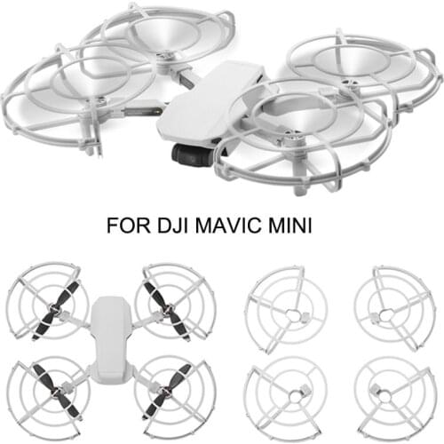 4PCS For DJI Mavic Mini Drone Propeller Guard Anti-collision Propellers Protector Ring Quick Release RC Quadcopter Accessories