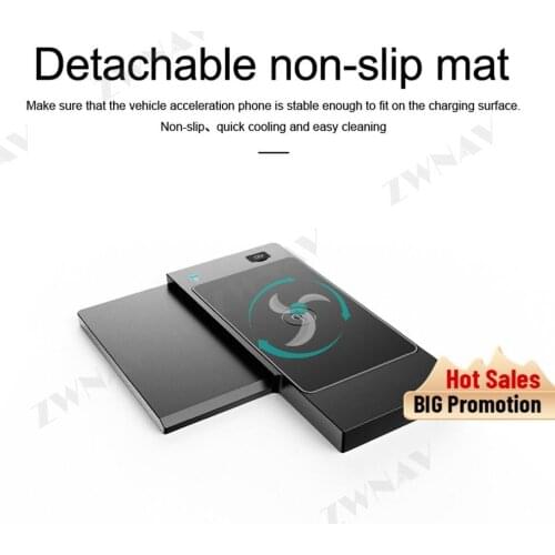 QI Car fast wireless charger for Audi A6L 2018 Audi A6 2017-2018 Audi A7 2018 infrared Fast Wireless Charging Car Phone Holder