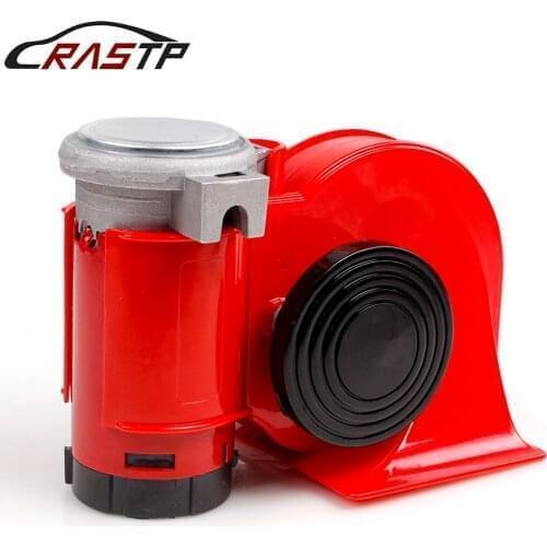 RASTP-Free Shipping Dual Horn 12V Super Loud Electric Snail Air Horn For Motorcycle Car Truck Boat RS-BOV069