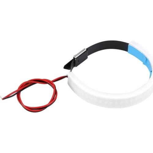 2PCS DC 12V 0.06W LED Strip 3000K Front Fork Shock Absorption Light Lamp For Car Or Motorcycle