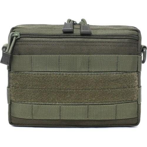 EDC Tactical Nylon Molle Utility Organizer Pouch Tool Bag Vest Waist Pouch Storage Bag Waterproof Field Sundries Bag New