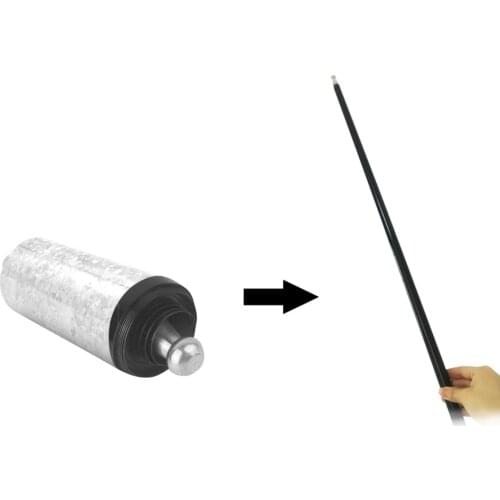 110cm Magic Wand Steel Metal Magic Pocket Staff Self-defense Telescopic Stick Portable Martial Arts Performance Extension Pole