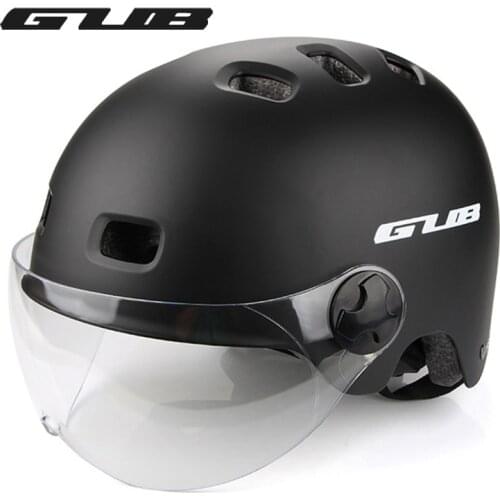 GUB Bike Helmet Windproof Glasses Outdoor Sports Safe Helmet Effective Protect Men Women Riding Safety Integrated Molding Cap