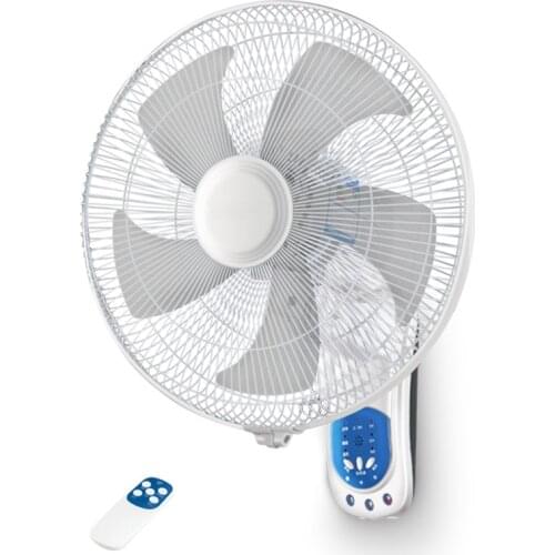 White wall mounted fan home dormitory restaurant remote control wall mounted fan shaking head natural wind electric fan