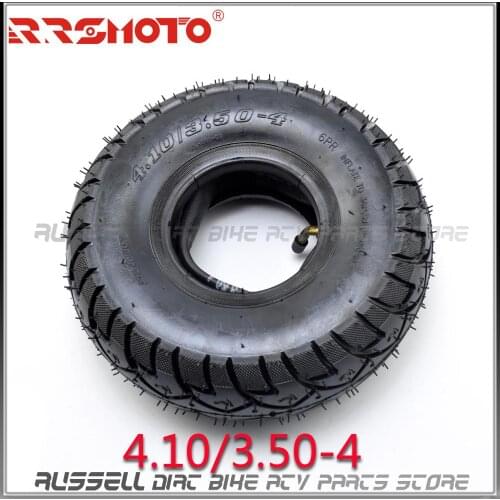 High quality 4.10/3.50-4 4.10-4 Tire Tyre and butyl inner tube for mower wheel ATV QUAD Buggy Go-kart Buggy