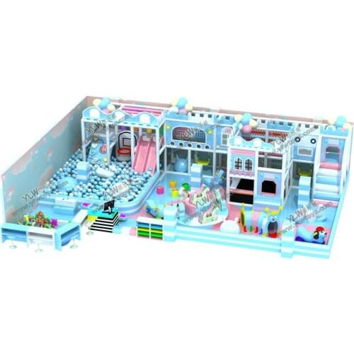 YLW kids indoor playground maze Macarons theme park YLW-IN20191113