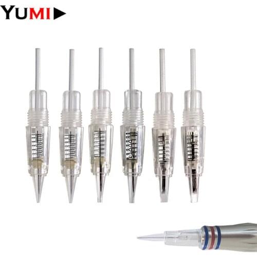 100pcs/lot Disposable Screw Tattoo Needle Cartridge For Premium Charmant Permanent Tattoo Machine 1P 1D 2P 3P 3FP 5P 5FP 7P 7FP