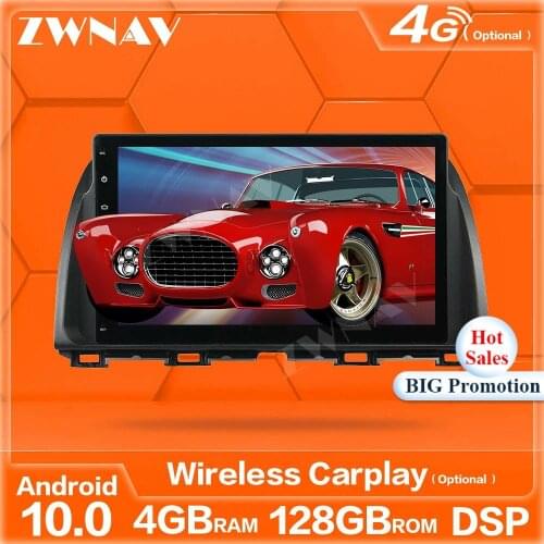 128G Wireless Carplay DSP Android 10 Screen For Mazda CX-5 Atenza 2013 2014 2015 2016 2017 2018 GPS Audio Radio Stereo Head Unit